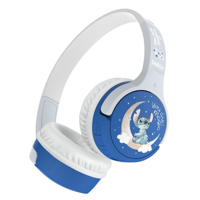 Belkin Belkin SoundForm Mini New Wireless On-Ear Headphones for Kids (Disney Collection) - (AUD002qcLSV3-D),85db Volume,30 ho