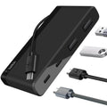 Belkin USB-C 4-Port Mini Hub (USB Type-C) - Black(F4U090btBLK), 5Gbps, 2x USB-C, 2x USB-A, Compact & Travel-Ready, Ultra-Portable,2 Years Warranty