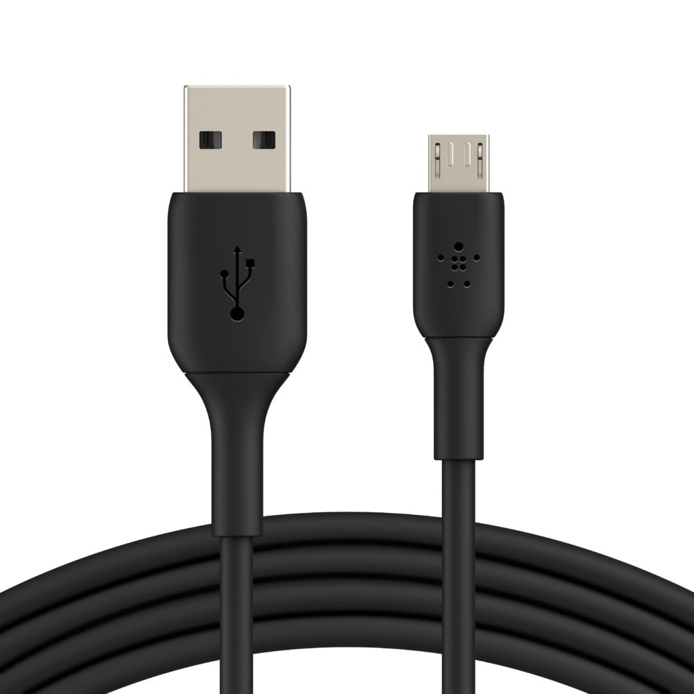 Belkin Belkin BoostCharge USB-A to Micro-USB Cable (1M) - Black (CAB005bt1MBK), 25K+ Bends, USB-IF Certified, .2 Years Warran