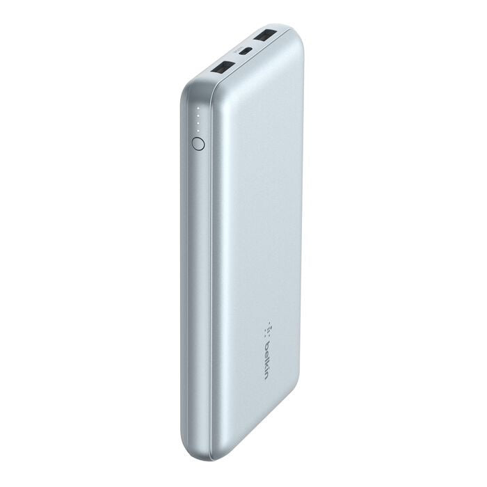 Belkin Belkin BoostCharge CCC-Certified 20k mAh Power Bank (Triple-Port) + USB-C  to USB-A Cable - Pearl Blue (BPB012btPB), 2