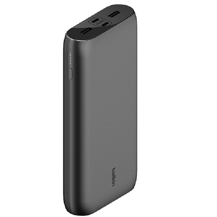 Belkin Belkin BoostCharge CCC-Certified 26k mAh Power Bank (4 Port ) + USB-C to USB-C Cable (45CM) - Black (BPB016BTBK), 2x U