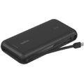 Belkin Belkin BoostCharge 20K mAh Power Bank With Integrated USB-C Cable - Black (BPB024FQBK), 30W, 2xUSB-C, 1x USB-A, CEW $2