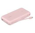 Belkin Belkin BoostCharge 20K mAh Power Bank With Integrated USB-C Cable - Pink (BPB024fqPK), 30W, 2xUSB-C, 1x USB-A, CEW $2,