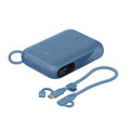 Belkin Belkin BoostCharge 10K mAh Power Bank with Display + USB-C to USB-C Cable 60W (15CM) - Blue (BPB027fqBL), 20W, 2xUSB-C