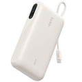 Belkin UltraCharge 20K mAh Power Bank & Display w/ Integrated USB-C Cable(20cm)-Sand(BPB030fqSA),2xUSB-C(45W),1xUSB-A(18W),$2500 CEW,2 Years Warranty