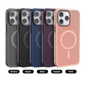 USP Apple iPhone Air (6.5") Armor 3D Mesh Case with MagSafe Dark Purple - Fragiile Surface, TPU Bumper, Drop Resistance, 3 Years Warranty