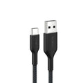 Belkin Belkin BoostCharge Pro Braided USB-C to USB-A Cable (1M) - Black (CAB022fq1MBK), 3A/15W, 480Mbps, 350K+ Bends, Apple,U