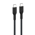 Belkin Belkin BoostCharge Pro Braided USB-C To USB-C Cable (2M) - Black (CAB025FQ2MBK), 5A/240W, 480Mbps, 350K+ Bend, USB-IF 