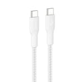 Belkin Belkin BoostCharge Pro Braided USB-C to USB-C Cable (3M) - White (CAB025fq3MWH), 5A/240W, 480Mbps, 350K+ Bend, USB-IF 