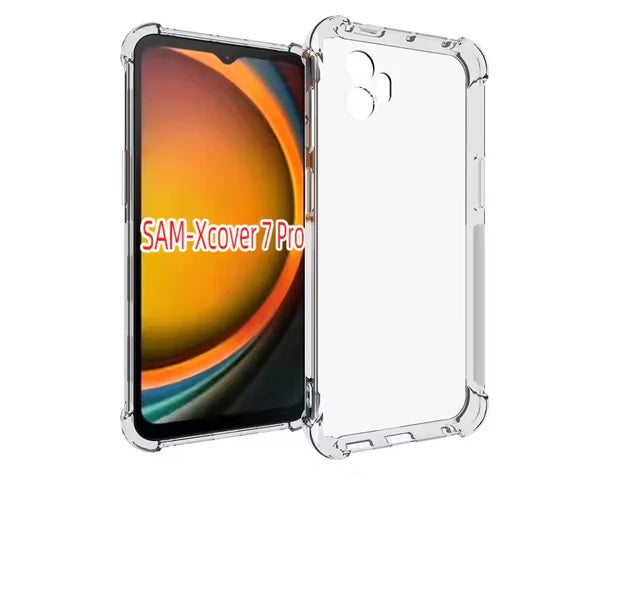USP Samsung Galaxy Xcover7 Pro (6.6') Jelly Clear Case - Shockproof, DropProof, Tough Gel, Flexibilty, Extra Grip, 5 Years Warranty