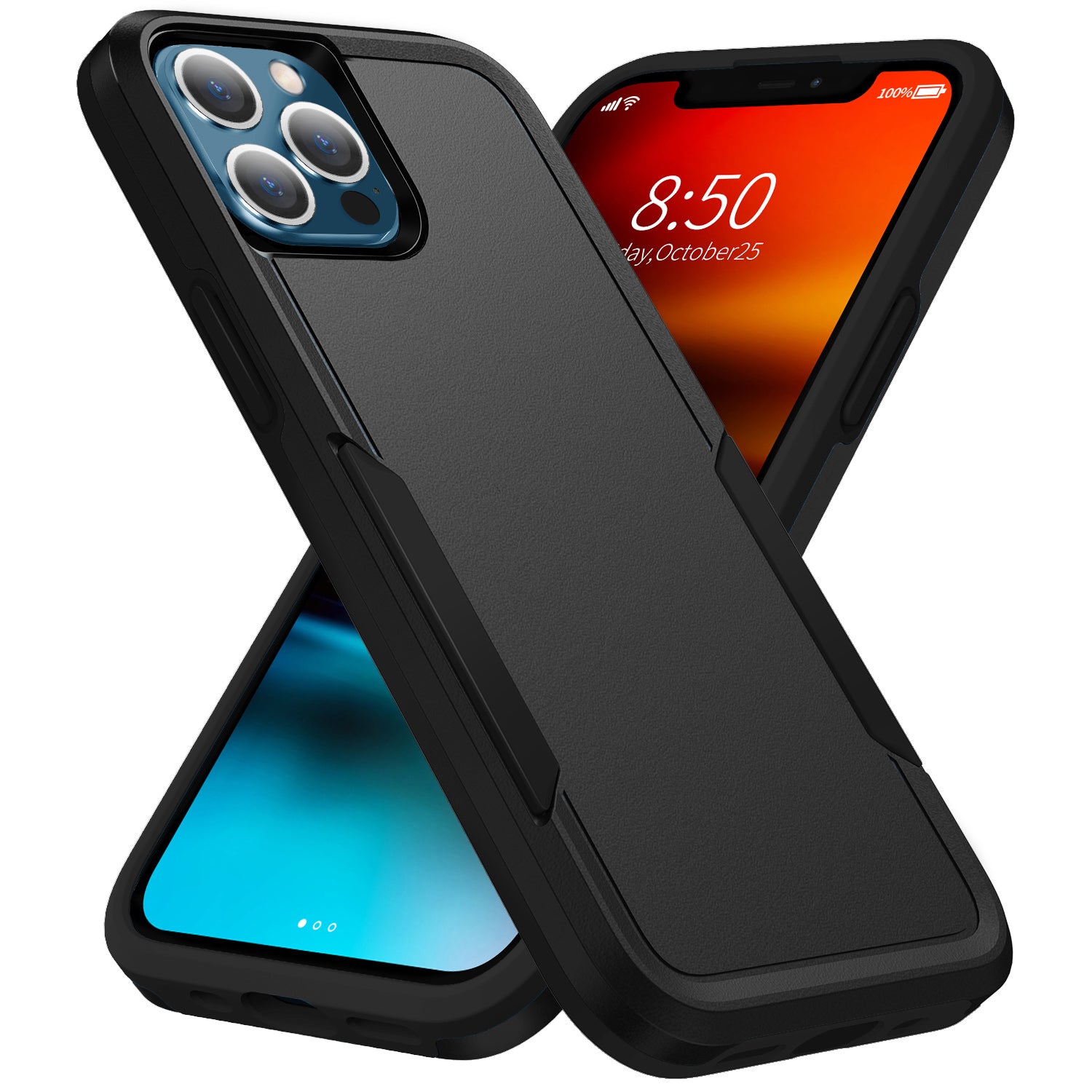 Phonix Apple iPhone 13 Pro Max Armor Light Case Black - No-Slip, Sleek, Ultimate Protection, Strong  Durable, DropProof, 3 Years Warranty