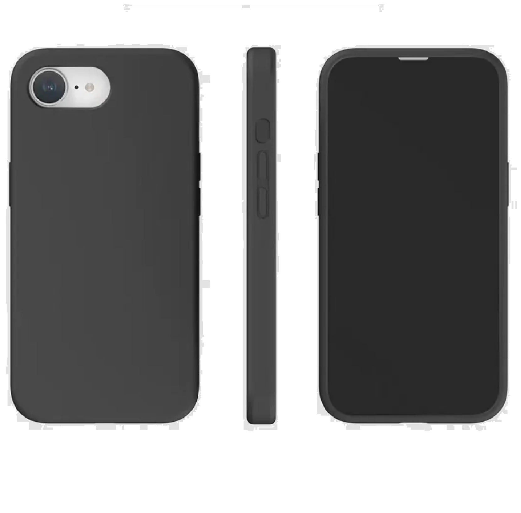 USP Apple iPhone 17e / iPhone 16e (6.1") Silicon Case Black - Two Tough Layers, Port Covers, No Slip Grippy Edges, Anti-fall ,3 Years Warranty