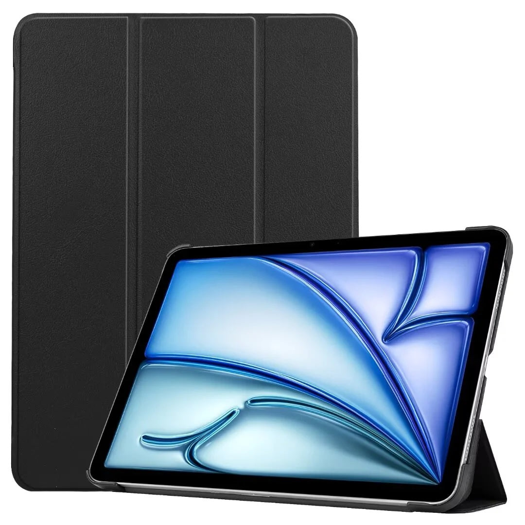 USP Apple iPad Air (13") (M2/M3) (7th/6th Gen) / iPad Pro (12.9") (6th/5th/4th/2nd/3rd Gen)Folio Case Black- Slim, Drop Protection, 3 Years Warranty