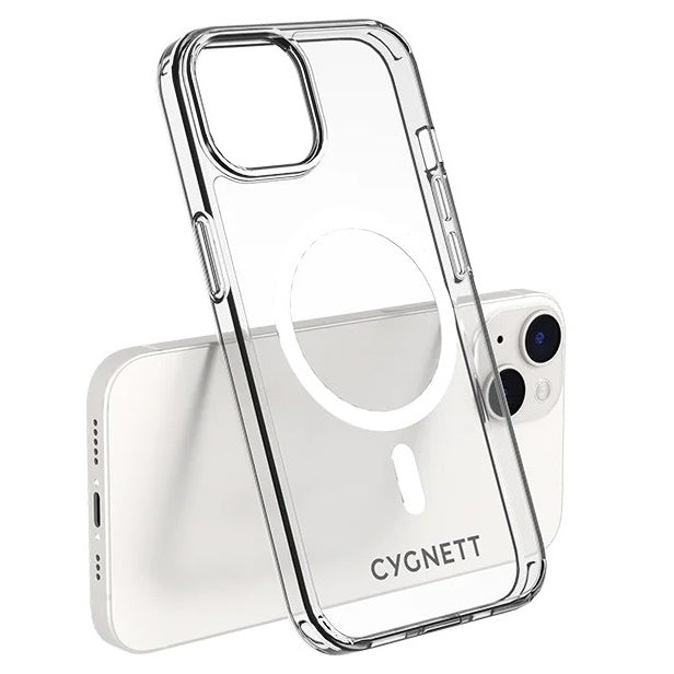 Cygnett Cygnett AeroMag Apple iPhone 16e/ iPhone 14 / iPhone 13 Clear Protective Case - (CY4173CPAEG),Slim,Hard-Shell Back,Ma