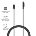 Cygnett Cygnett Essentials USB-C to Microsoft Surface Laptop Cable (2M) -Black(CY3314USCMS),45W Fast Charging,Magnetic Connec