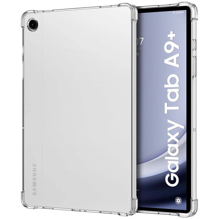 USP Samsung Galaxy Tab A9+ Clear Case - Slim Design, ShockProof, Camera Protection, Perfect-Fit, Tough  Durable, 3 Years Warranty