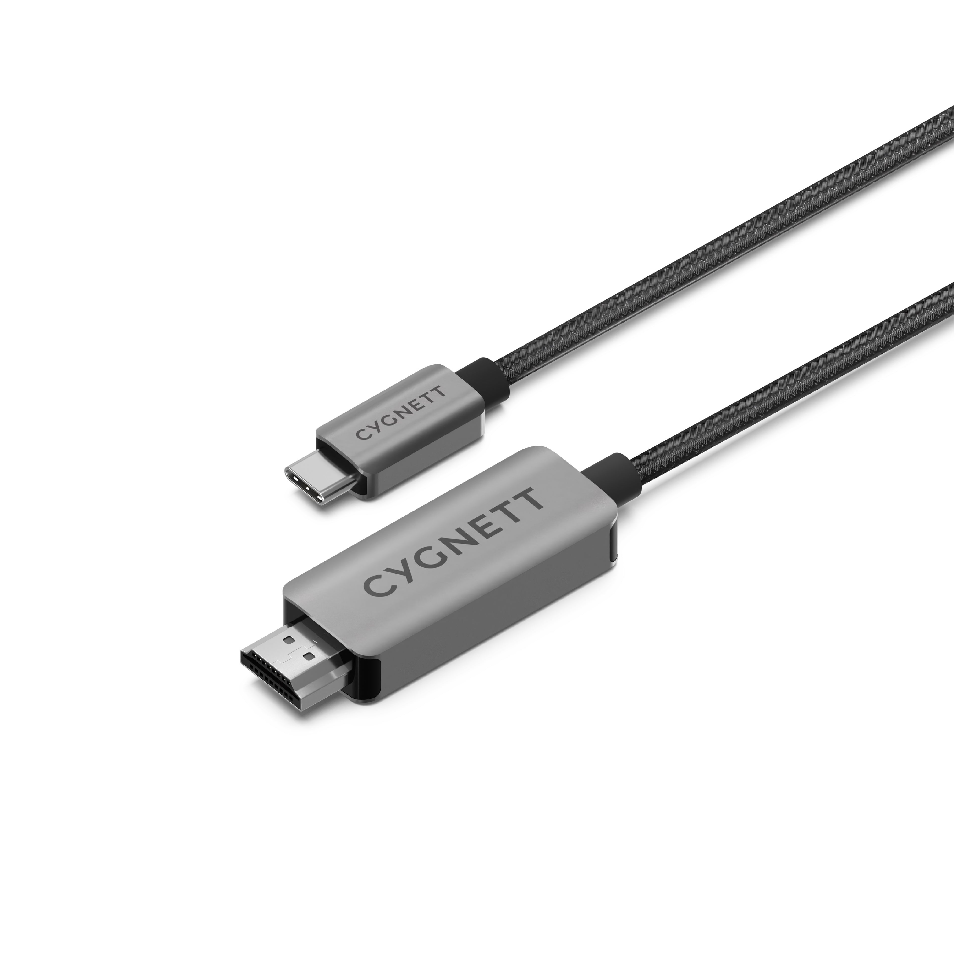 Cygnett Cygnett Unite 8K USB-C to HDMI Cable (2.5M)-Black (CY4545CHDMI),Supports 8k/(60hz)  4k(120hz) Works with MacBook/Wind