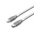 Cygnett Cygnett Armoured Lightning to USB-C (2.0) Cable (1M) -White(CY4668PCCCL),30W,Braided, 480Mbps Transfer, Fast Charge i