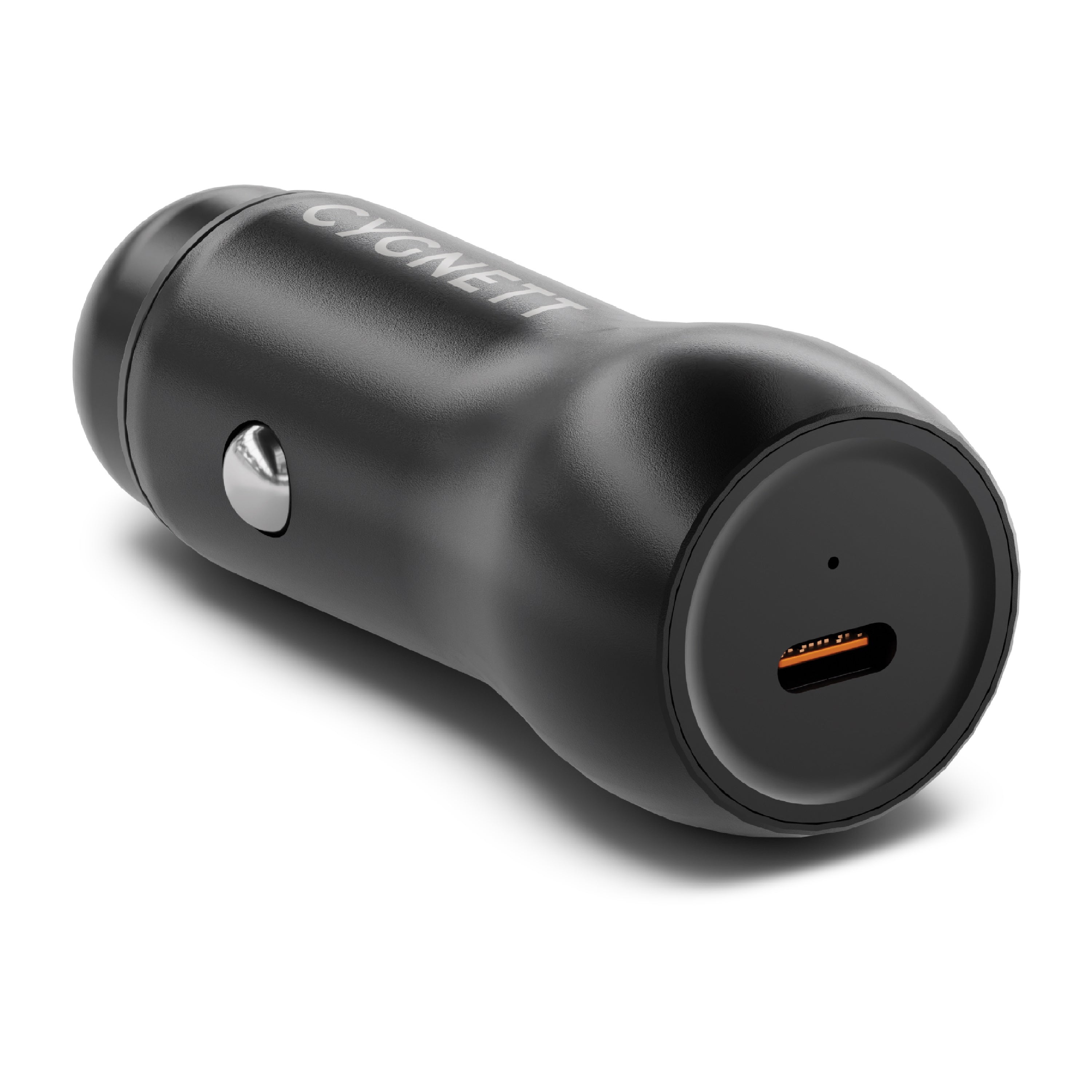 Cygnett Cygnett CarPower 30W USB-C Car Charger - (CY4706CYCCH), Aluminium Alloy Finish, LED Charge Indicator, 2 Years Warrant