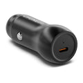 Cygnett Cygnett CarPower 45W USB-C Car Charger - Black (CY4707CYCCH), Aluminium Alloy Finish, LED Charge Indicator, 2 Years W