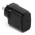Cygnett Cygnett PowerPlus 25W USB-C PD Fast Wall Charger-Black(CY4735PDWCH), Palm-Size,Portable,Best for iPhone,Samsung's PPS
