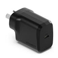 LS Cygnett PowerPlus 30W USB-C PD GaN Fast Wall Charger -Black(CY4737PDWCH),Portable,Best for iPhone,Samsung's PPS  USB-C Devices, 2 Years Warranty