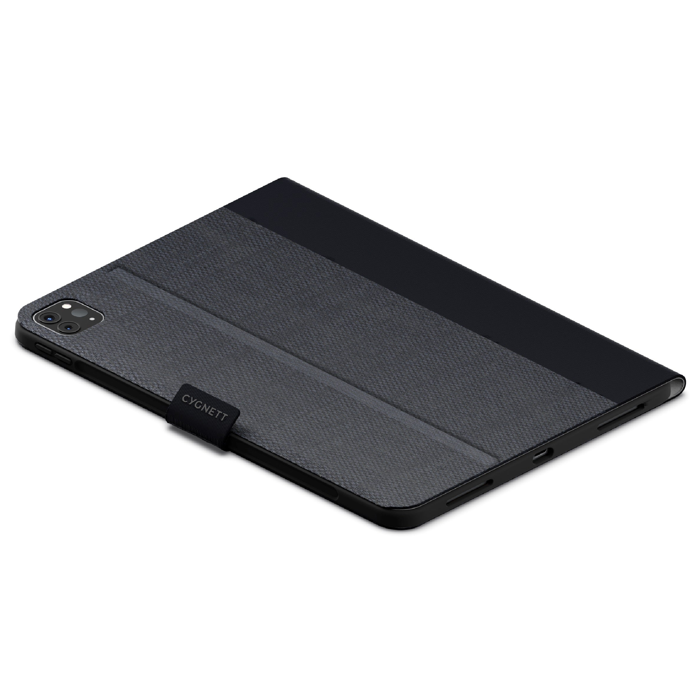 Cygnett Cygnett TekView Apple iPad Pro (13") (M5/M4) (8th/7th Gen) Case - Black(CY4976TEKVI), 4ft Drop Protection, Pencil Sto
