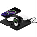 Cygnett Cygnett MagTravel Qi2.0 2-in-1 Wireless Charger - Black (CY5138WIRDE), 1.2M USB-C Cable,15W, Compact and lightweight,