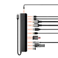 Cygnett Cygnett UniteRiser 12-in-1 USB-C Multiport Hub Adapter-(CY5148HUB12)4x USB-A, 2xUSB-C (100W PD/3.0), 2xHDMI(60Hz/30Hz