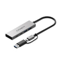 Cygnett Cygnett Unite 4-in-1 USB-C to USB-C  USB-A Hub- White (CY5389CYHUB),2x USB-C, 2x USB-A, 10Gbps Transfer, USB-C to USB