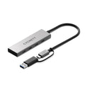 Cygnett Cygnett Unite 4-in-1 USB-C to USB-C Hub- White(CY5390CYHUB)4x USB-C Ports,10Gbps Transfer,Aluminium Outer Shell,15cm 