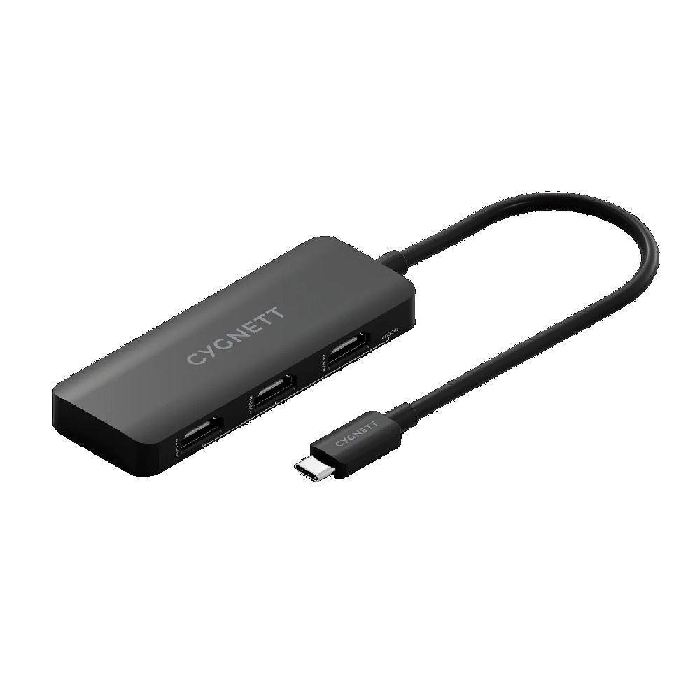 Cygnett Cygnett Unite 3-in-1 USB-C to Triple HDMI Hub- Black(CY5392CYHUB),2x4k(60HZ),3x4k(30Hz),Supports MST Mode,ABS Outersh