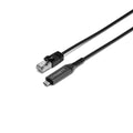 Cygnett Cygnett Unite USB-C to RJ45 Gigabit Ethernet Cable 1m - Black (CY5505PCCCE), 1Gbps, USB 3.2 Gen 1, USB 2.0, Universal