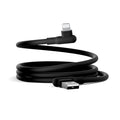 Cygnett Cygnett DriveSync Right Angled Silicone Lightning to USB-A Cable (0.7M) - (CY5667CCACB), 2.4A/12W, 480Mbps, Drive  Sy