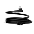 Cygnett Cygnett DriveSync Right Angled Silicone Lightning to USB-C Cable (0.7M) - (CY5668CCACB), 3A/30W, 480Mbps, Drive  Sync