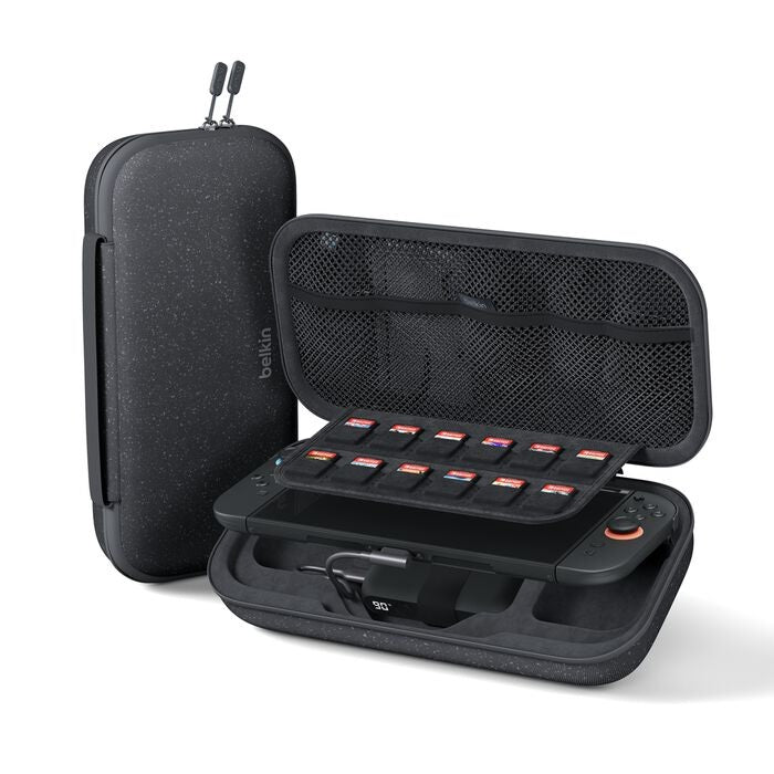 Belkin Belkin Gaming Charging Case 20W For Nintendo Switch 2 - (ENA001fqCH), Detachable 10K Power Bank, USB-C  to USB-C Cable