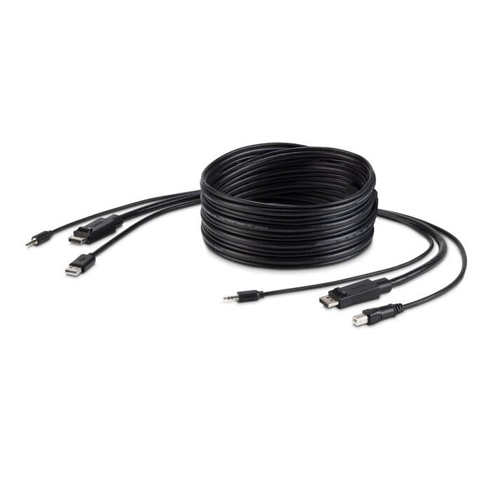 Belkin Belkin Cybersecurity and Secure KVM TAA DisplayPort + USB A/B + Audio Combo Cable - 6FT, 4K@60hz, SKVM, High Retention