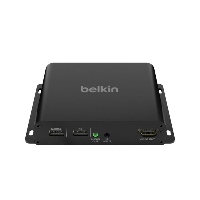 Belkin Belkin Cybersecurity and Secure KVM Extender Receiver Copper CAT6 - Universal Video, TAA-compliance, UHD 4K @60Hz 4:4: