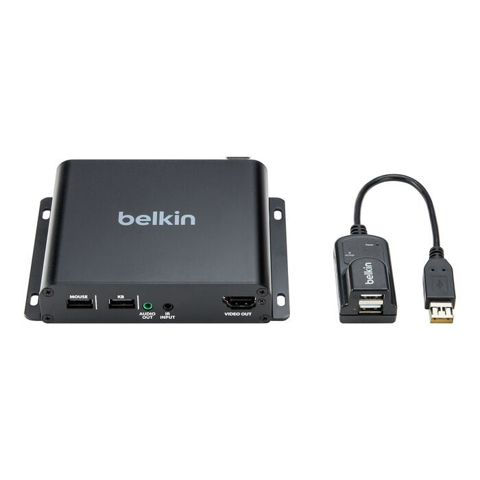 Belkin Belkin Cybersecurity and Secure KVM Extender Receiver Fiber SFP - Universal Video, TAA compliance, UHD 4K @60Hz 4:2:0 
