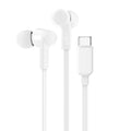 Belkin Belkin SoundForm USB-C Wired Earbuds - White (G3H0002FQWHV2), Adjustable Volume Limiter, IPX5-Rated, 10mm Drivers, Tan