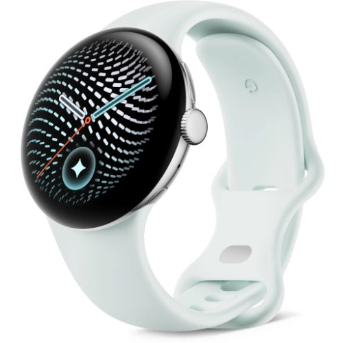 Google Pixel Watch 5 LTE (45mm) - Polished Silver with Fog Active Band (2nd Gen)(GA10891-US) *AU STOCK*, AMOLED, 3GB/64GB, 465mAh, 2 Years Warranty