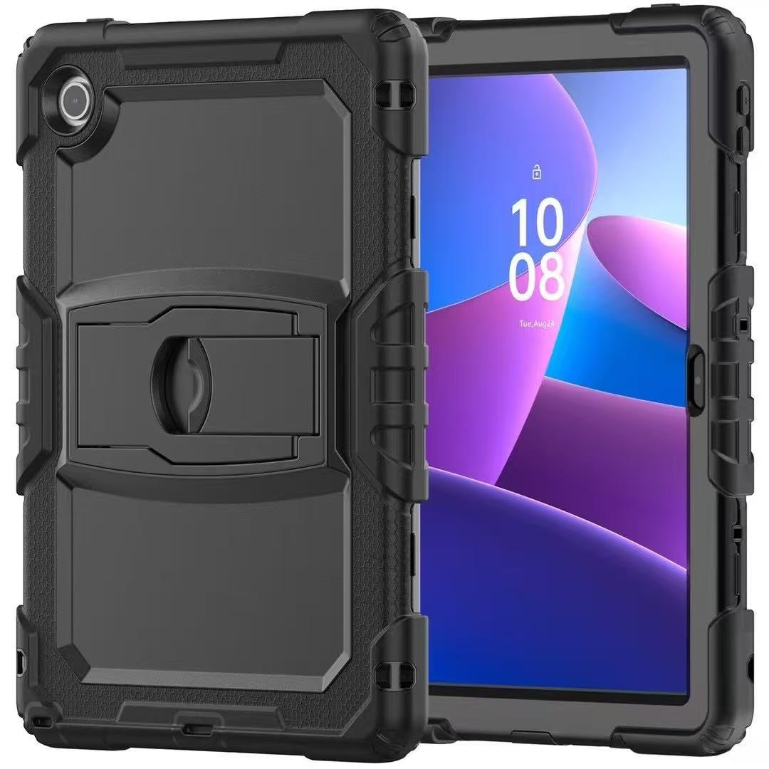 USP Rugged Lenovo Tab 10.1" Case Black - Built-in-Kickstand, Hand  Shoulder Strap, DropProof, Shock Resistance, 3 Years Warranty