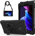 USP Rugged Samsung Galaxy Tab Active5 / Tab Active3 (8") Case Black - Built-in-Kickstand, Hand  Shoulder Strap, DropProof, 3 Years Warranty