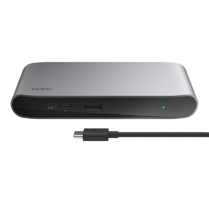 Belkin Belkin Connect Thunderbolt 4 (5-in-1) Core Hub + 150W PSU - Space Grey (INC013AUSGY), 96W PD, 40 Gbps, 3x Thunderbolt 