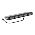 Belkin Belkin Connect Universal USB-C 11-in-1 Pro Docking Station - Grey (INC014btSGY), 100W PD, 10Gbps, Tripal Display, Sili