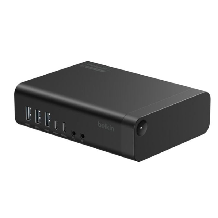Belkin Connect Universal 16-Port Triple Display USB-C Dock - Black(INC029auBK),140W PD, 10Gbps, DisplayLink, Universal Compatibility, 3 Years Warranty