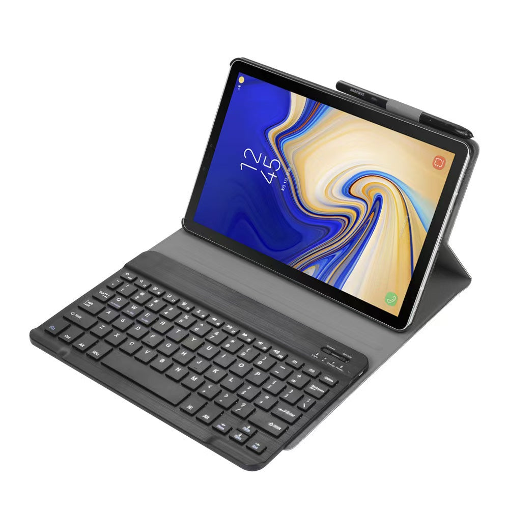 Pisen Lenovo Tab M11 (11") Keyboard + Case Black, Magnetic, PU Leather Covering, Front  Rear Facing Camera Holes