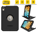 OtterBox Defender Apple iPad Mini A17 Pro (7th Gen) / iPad Mini (8.3") (6th Gen) Case Black - (77-87476), DROP+ 2X Military Standard, 7 Years Warranty