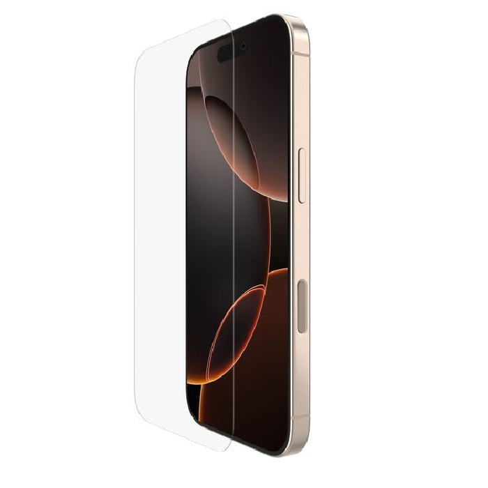 Belkin Belkin ScreenForce UltraGlass 2 Apple iPhone 17/ iPhone 16 Pro (6.3") Screen Protector - Clear (OVA157fq), Drop Protec