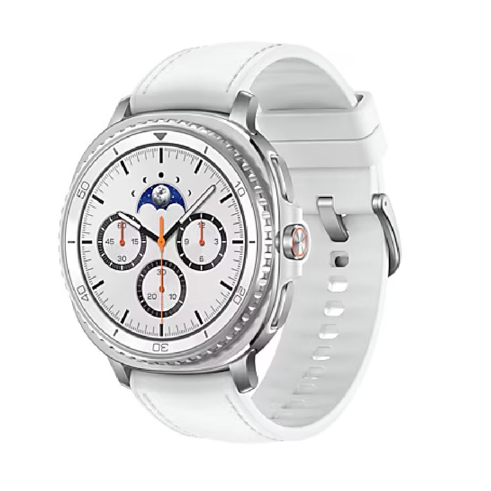 Samsung Galaxy Watch8 Classic Bluetooth (46mm) - White(SM-L500NZWAXSA),1.3" ,Super AMOLED, 1.6GHz, 2GB/64GB, Bluetooth v5.3, 445mAh, 2 Years Warranty
